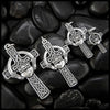 Sterling Silver Claddagh Celtic Cross Pendants