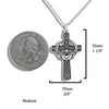 Sterling Silver Claddagh Celtic Cross Pendants