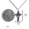 Sterling Silver Claddagh Celtic Cross Pendants