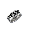 Wide Josephine's Knot Band in Silver