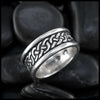 Wide Josephine's Knot Band in Silver