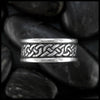 Wide Josephine's Knot Band in Silver