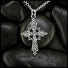 Early Christian Celtic Cross Pendant in Sterling Silver