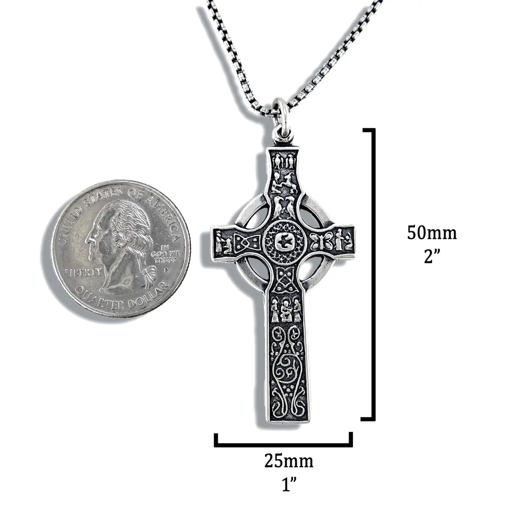 Kildalton Scottish Cross Pendant in Sterling Silver