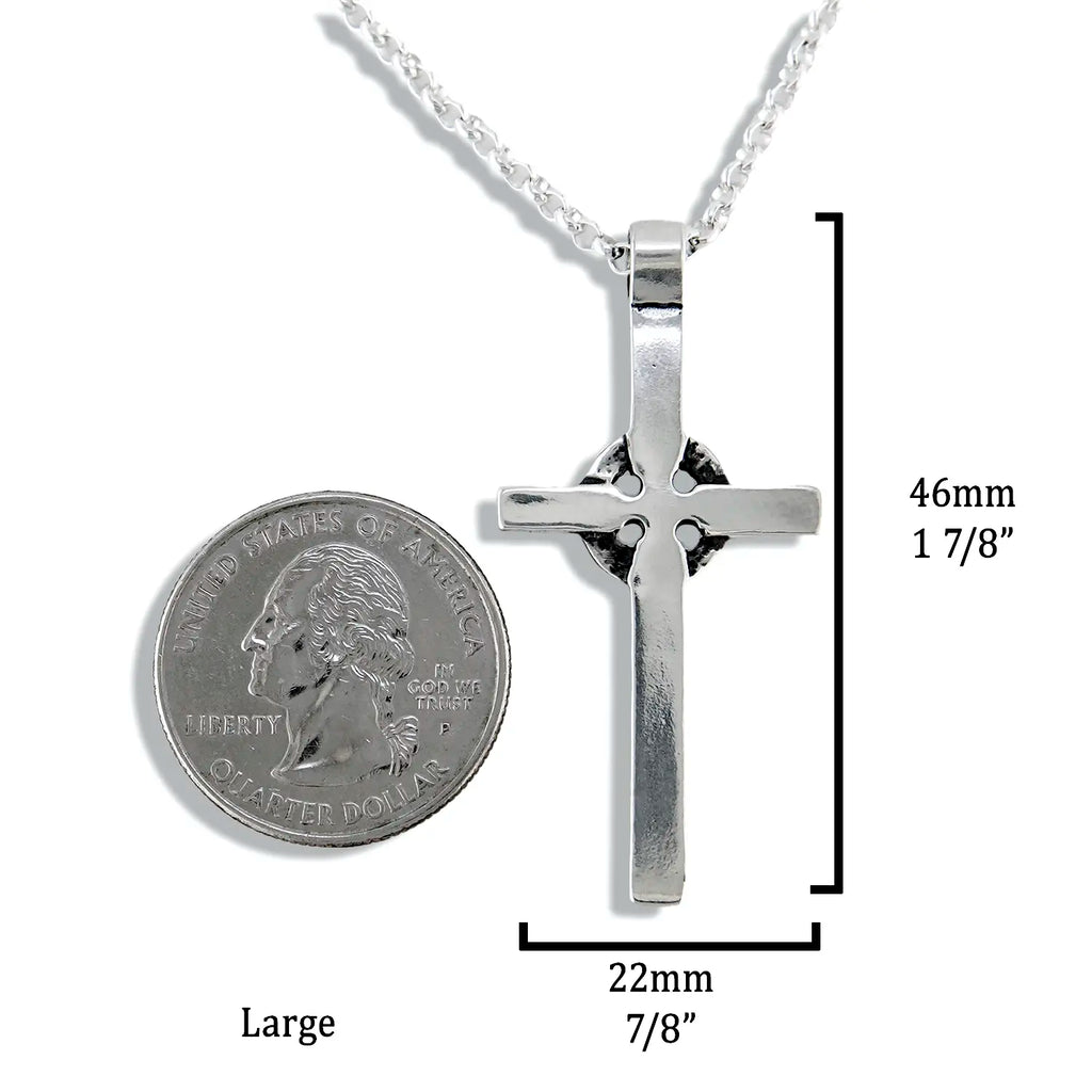 Sterling Silver Kilmory Celtic Cross Pendant