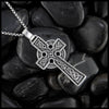 Sterling Silver St Patrick's Celtic Cross Pendant