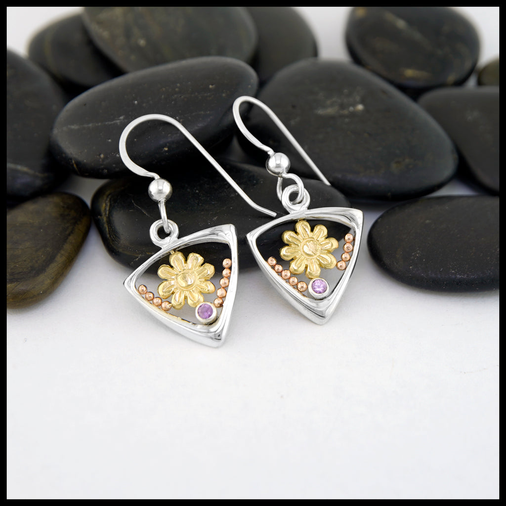 Daisy Flourish Drop Earrings