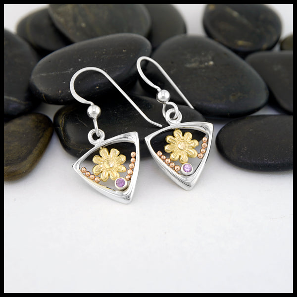 Daisy Flourish Drop Earrings