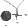 St. Brigid Cross Pendant in Sterling Silver