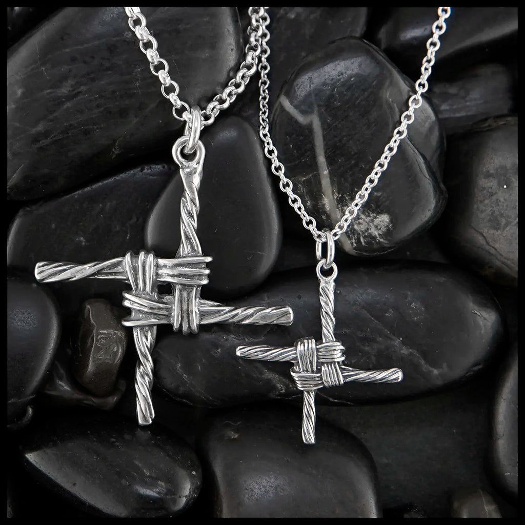St. Brigid Cross Pendant in Sterling Silver