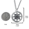 Celtic Compass Pendants in Sterling Silver