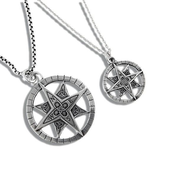Celtic Compass Pendants in Sterling Silver