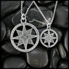 Celtic Compass Pendants in Sterling Silver