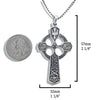 Trinity Celtic Cross Pendant in Sterling Silver