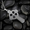 Trinity Celtic Cross Pendant in Sterling Silver
