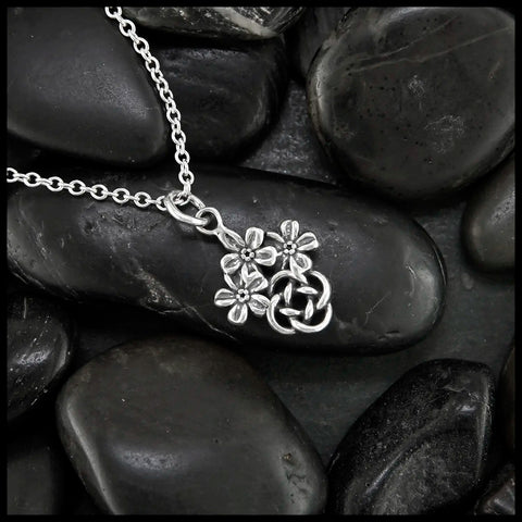 Josephine's Forget Me Knot Pendant in Sterling Silver