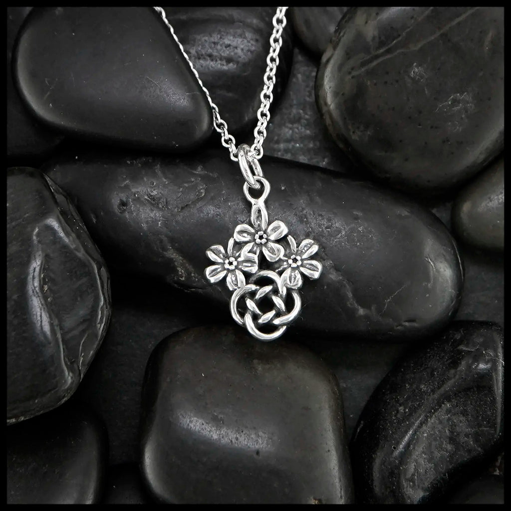 Josephine's Forget Me Knot Pendant in Sterling Silver
