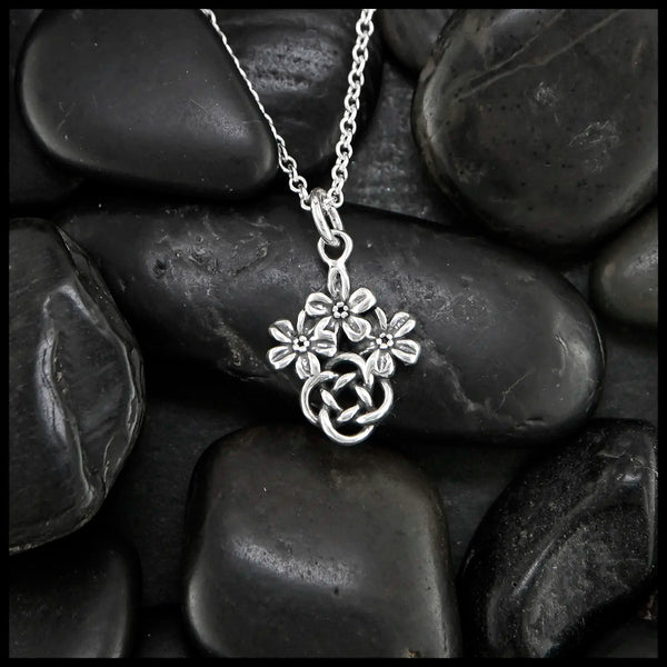 Josephine's Forget Me Knot Pendant in Sterling Silver