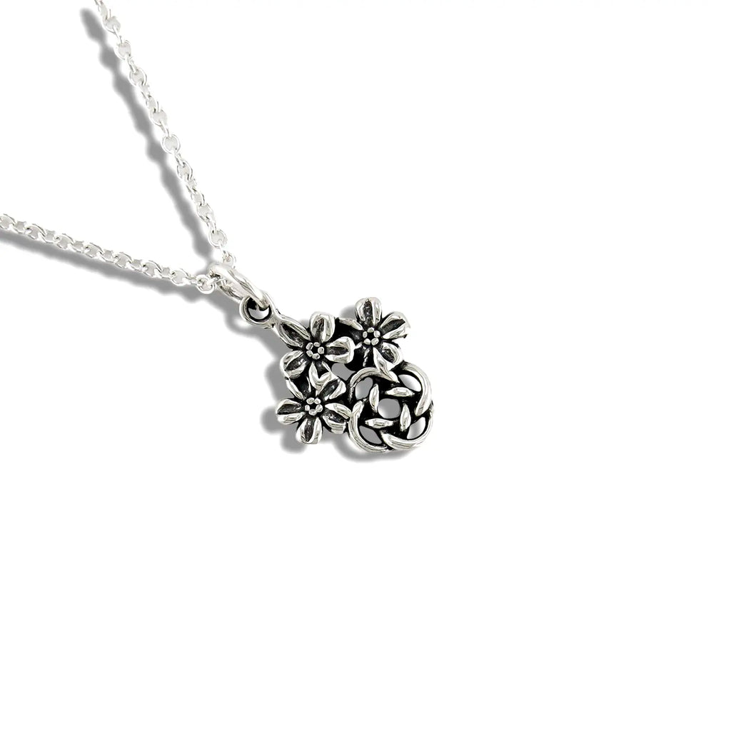 Josephine's Forget Me Knot Pendant in Sterling Silver
