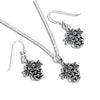 Josephine's Forget Me Knot Pendant and Earring Set in Sterling Silver