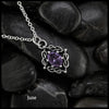 Weaving Celtic Birthstone Pendant in Sterling Silver- June