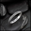 Dainty Josephine's Knot Stacking Ring in Silver