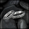 Narrow Josephine’s Knot Ring in Sterling Silver