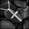 Trinity Scroll Cross Pendant in Sterling Silver
