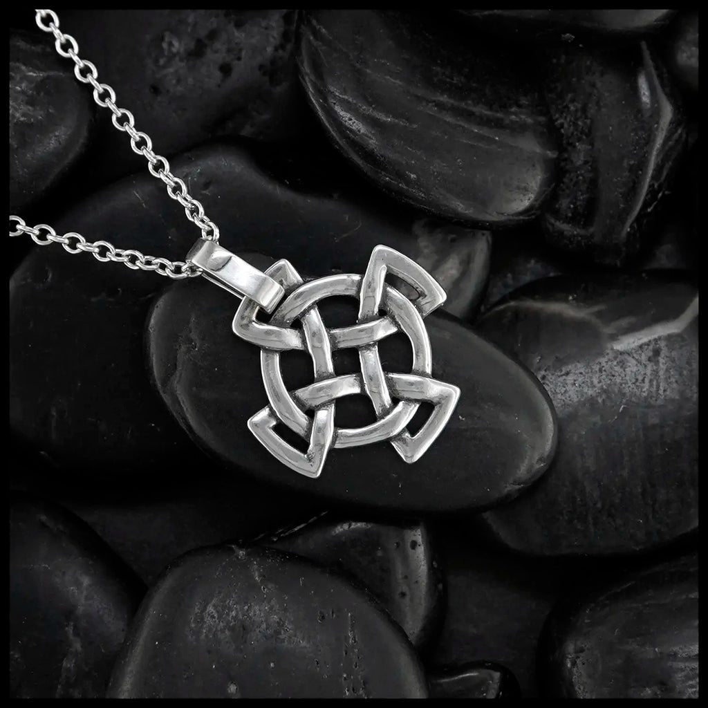Medallion Equal Arm Cross in Silver