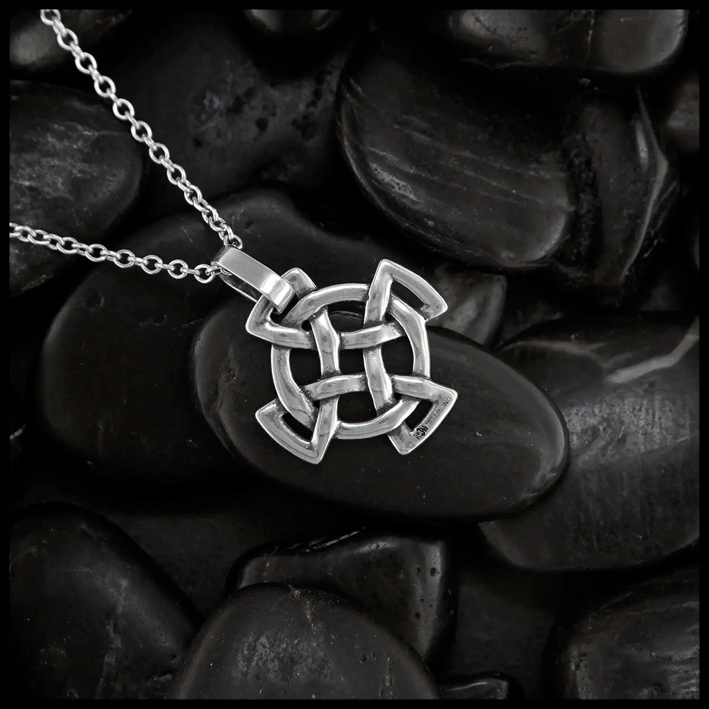 Medallion Equal Arm Cross in Silver