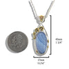 Summer Skies Custom Blue Lace Agate Pendant 