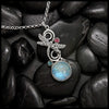 Custom Dancing Dragonfly Moonstone Pendants