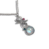 Custom Dancing Dragonfly Moonstone Pendants