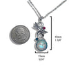Custom Dancing Dragonfly Moonstone Pendants