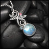 Custom Dancing Dragonfly Moonstone Pendants