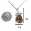 Blooming Plume Agate Pendant