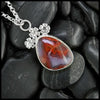 Blooming Plume Agate Pendant