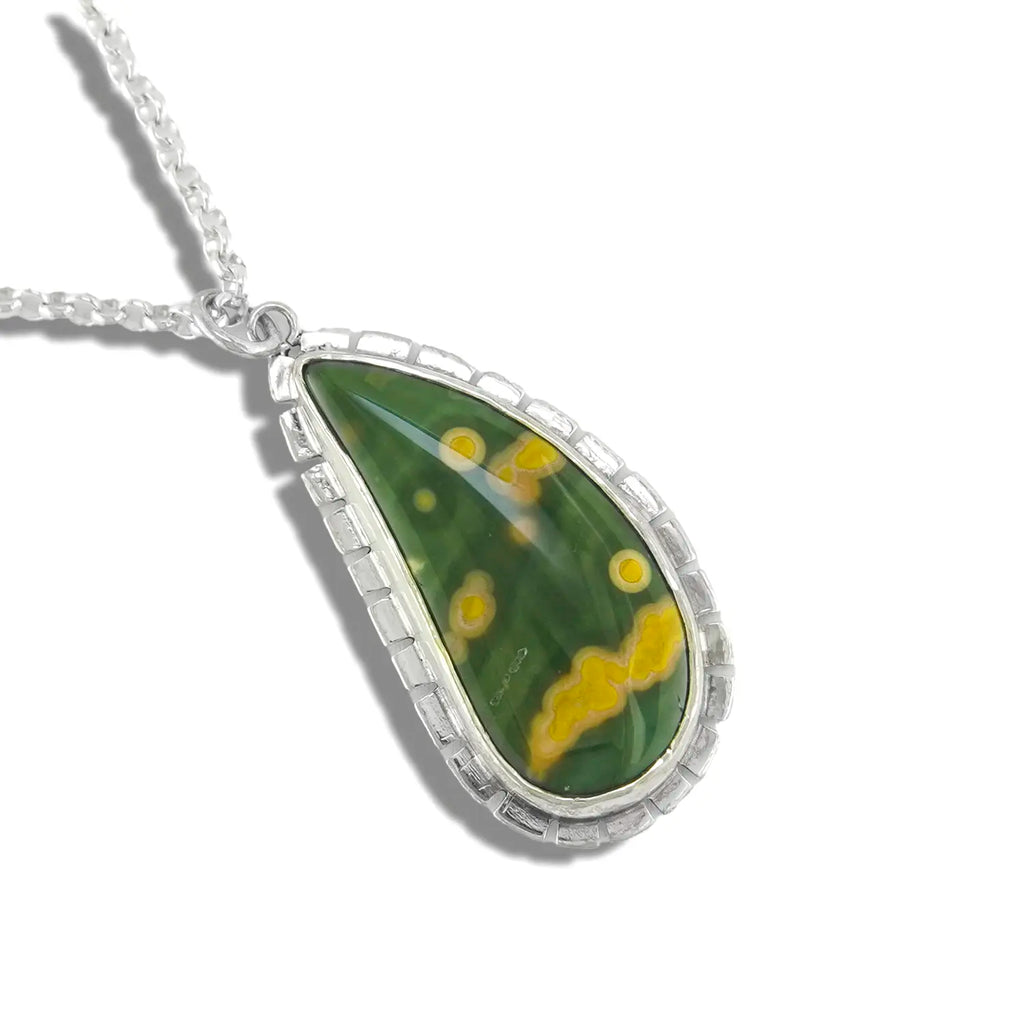 Custom Ocean Jasper Pendant