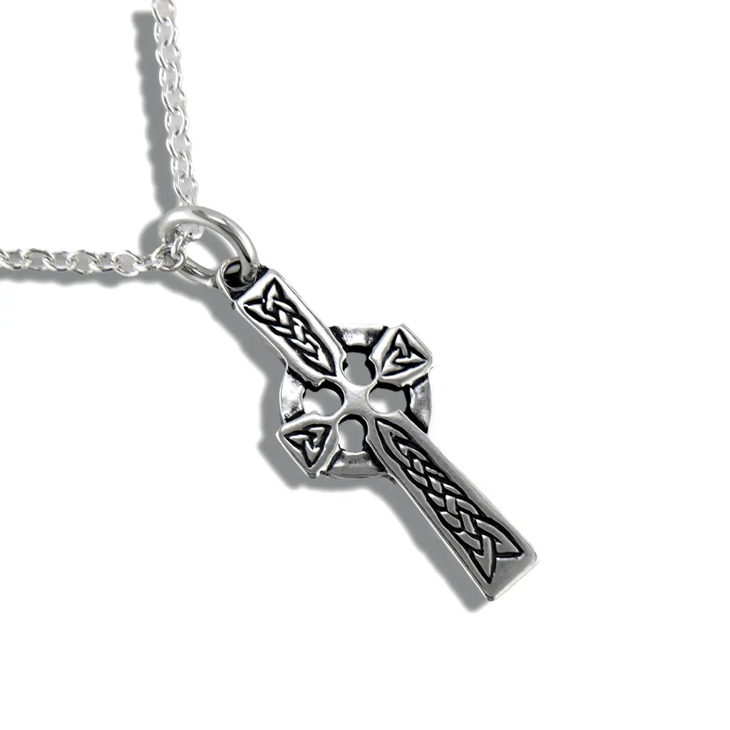 Kelly Celtic Cross Pendant in Sterling Silver