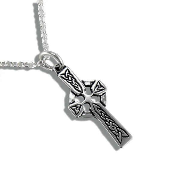 Kelly Celtic Cross Pendant in Sterling Silver