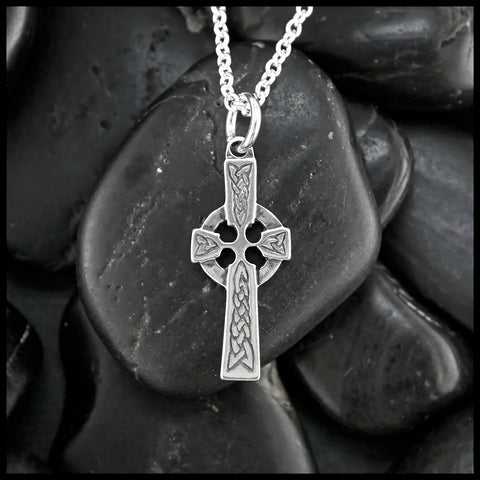 Kelly Celtic Cross Pendant in Sterling Silver