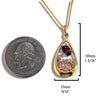 Custom Spinel Frame Pendant