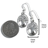 Family Tree Earrings in Sterling Silver