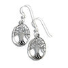 Family Tree Earrings in Sterling Silver