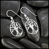 Family Tree Earrings in Sterling Silver