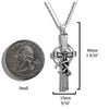 Caring Cross Pendant in Sterling Silver