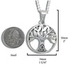 Celtic Family Tree Pendant in Silver