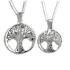 Celtic Family Tree Pendant in Silver