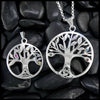 Celtic Family Tree Pendant in Silver
