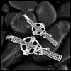 Celtic Caring Cross Pendant in Sterling Silver